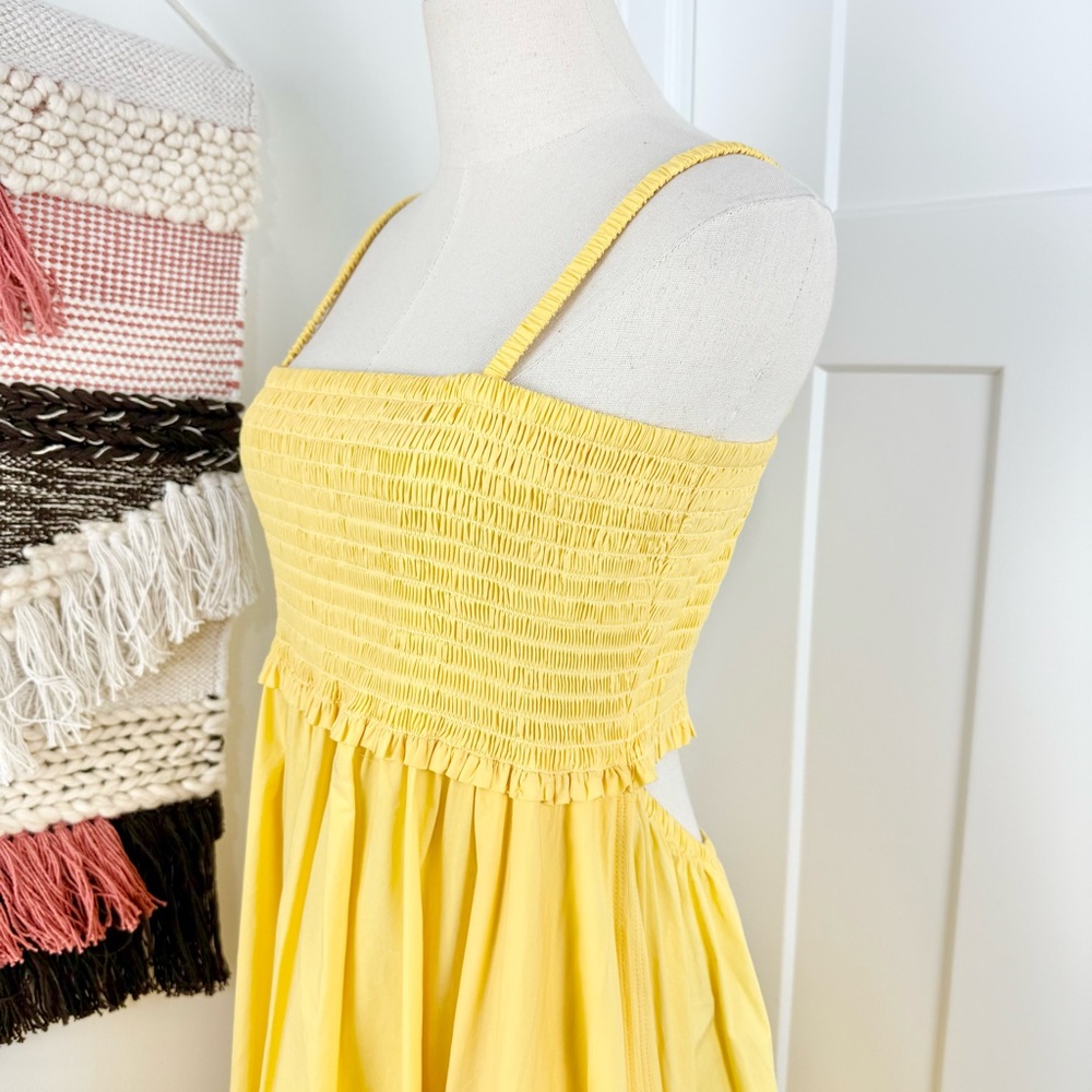 A.L.C. Adriana Dress Yellow Sz 12 NWT - Picture 8 of 13